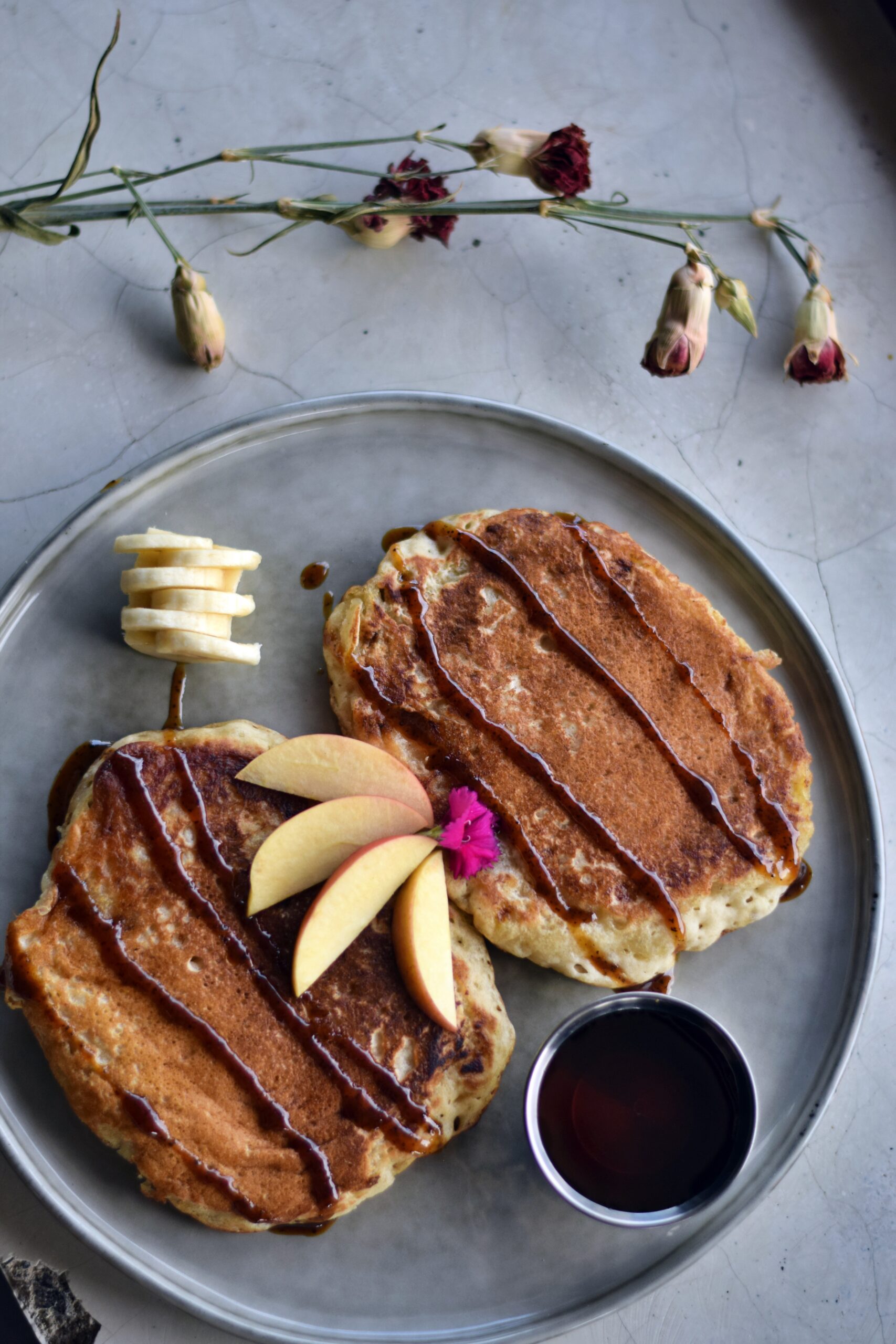 banana pancakes roots manuel antonio vegana