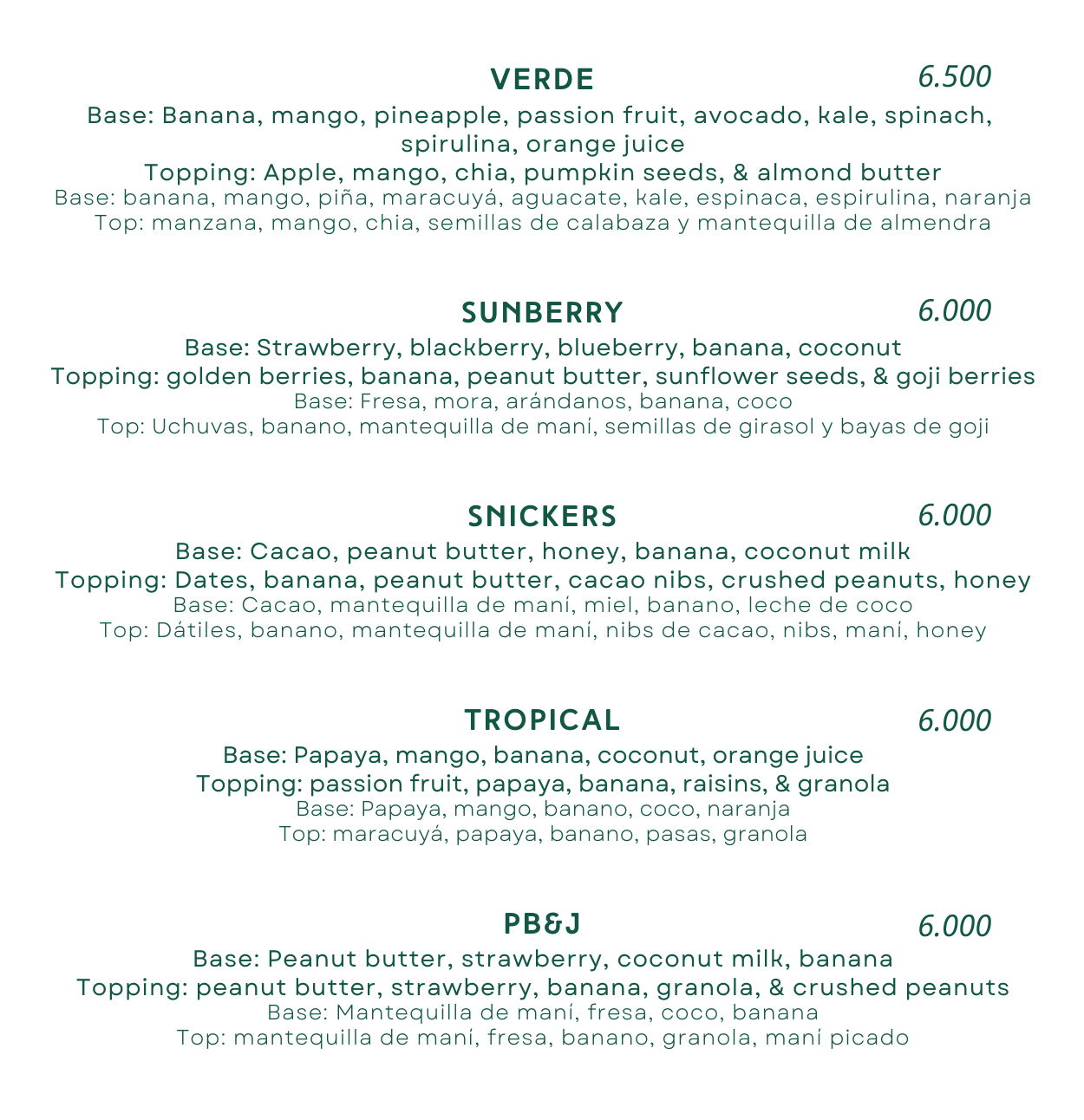 breakfast vegan vegetarian manuel antonio